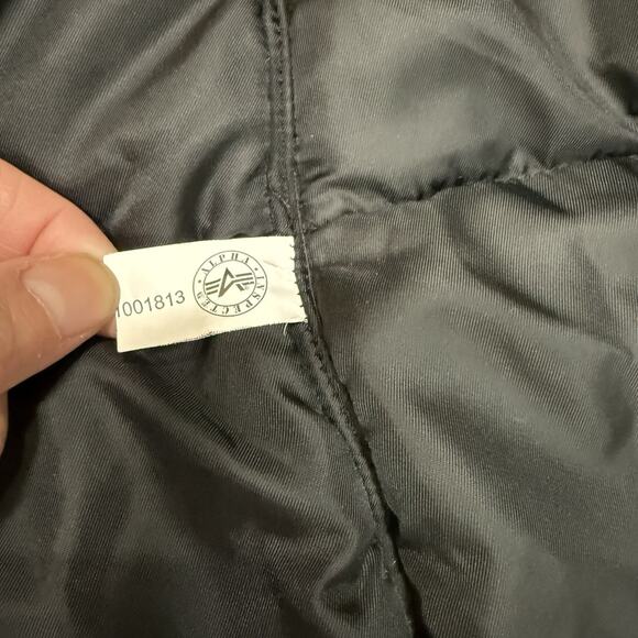 Alpha Industries Cobb II Jacket Coat Parka Women's Size M Alpha Jacket Black - Picture 12 of 15